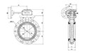 8 to 24 Inch (in) Gear Type Butterfly Valves