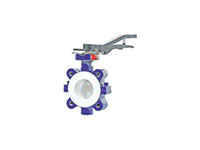 Full Lug Lined Lever Operated Butterfly Valves